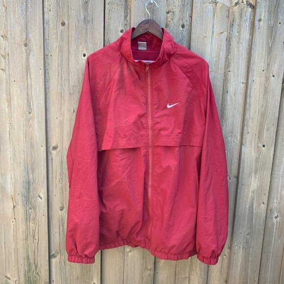 Vintage Nike Jacket Windbreaker XXXL Red - Picture 2 of 6